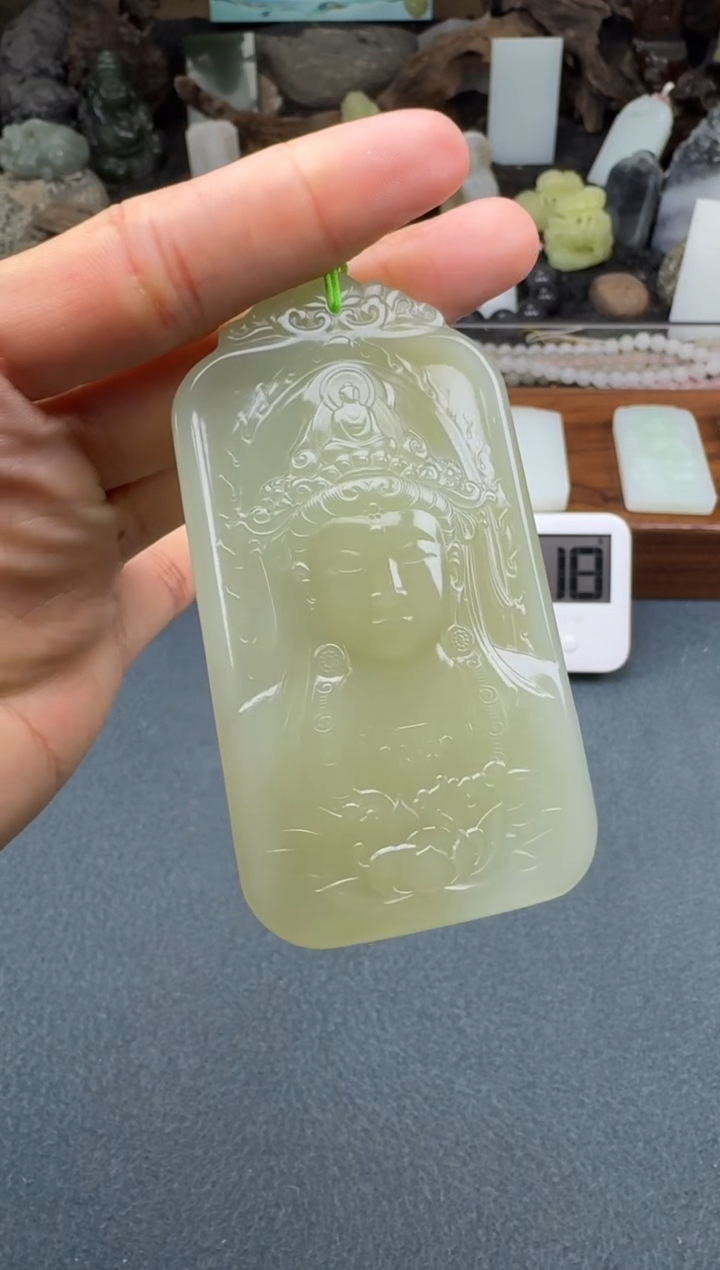 【闪购商品】和田玉颈饰未镶嵌开心