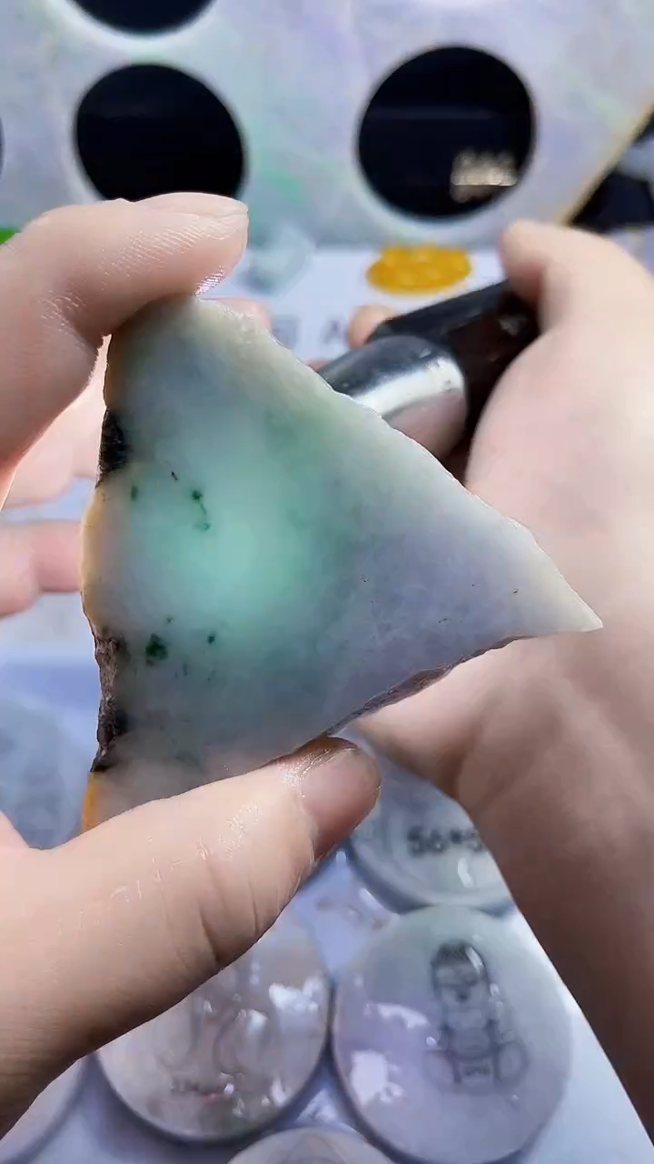 翡翠裸石缅甸天然翡翠A货830