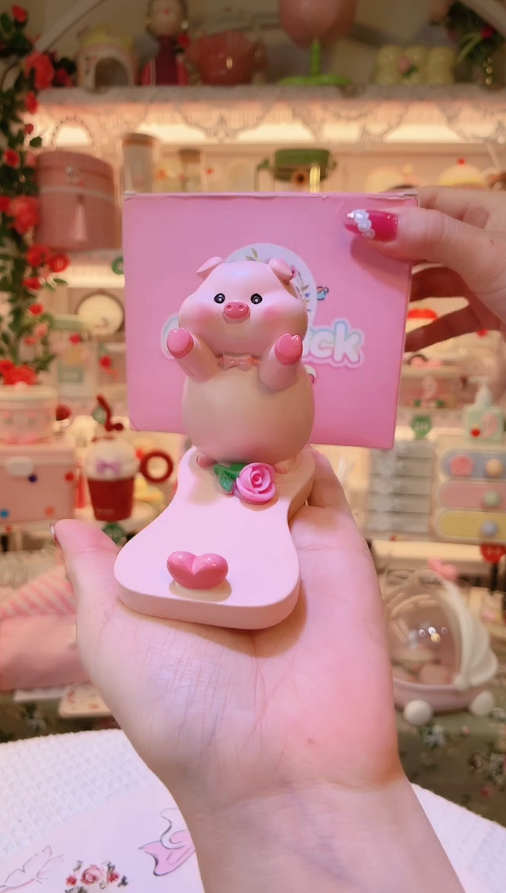 屁屁猪手机支架——手工制作品质好！