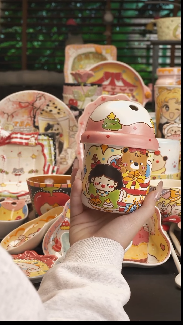 汤***。【原创设计】景德镇手绘陶瓷