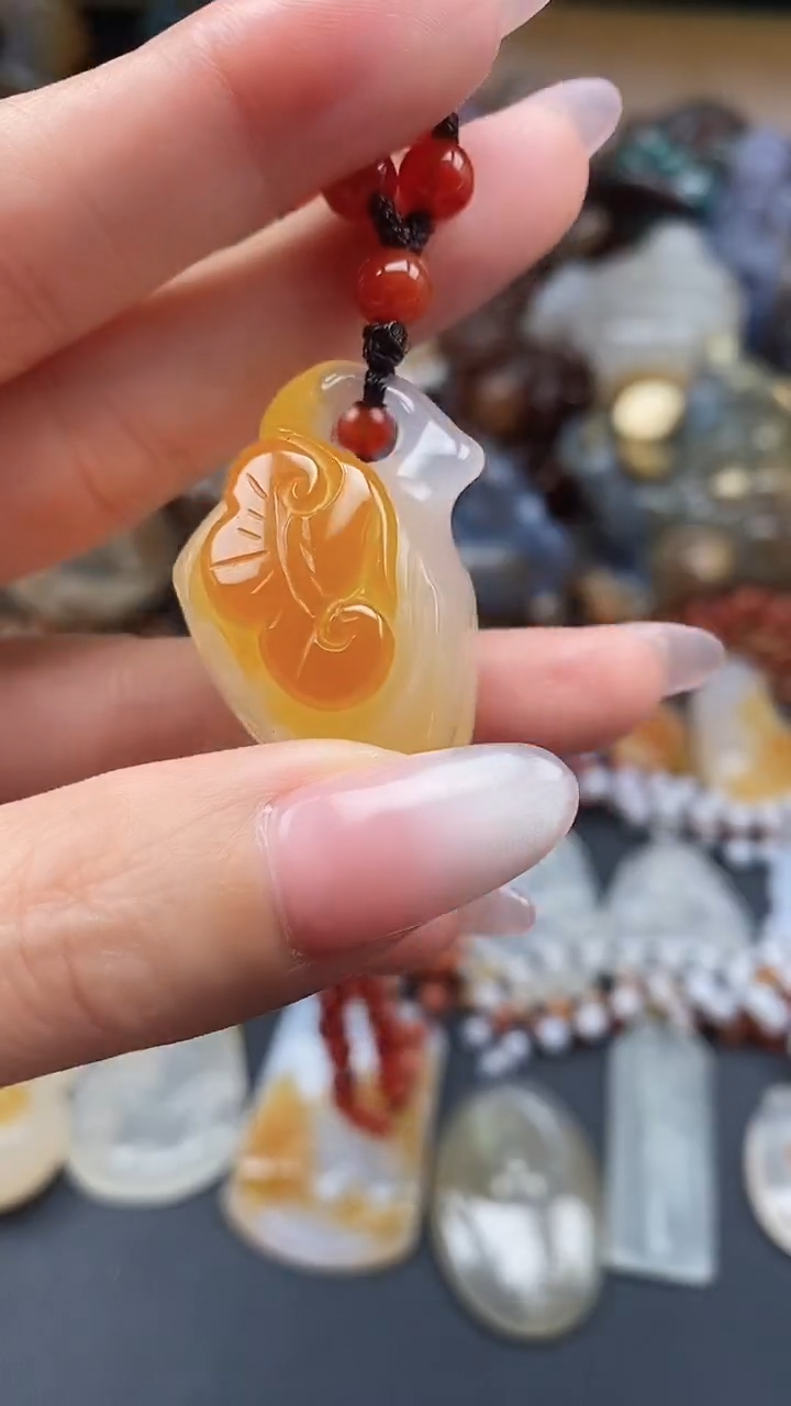 【闪购商品】玛瑙/玉髓颈饰未镶嵌dd