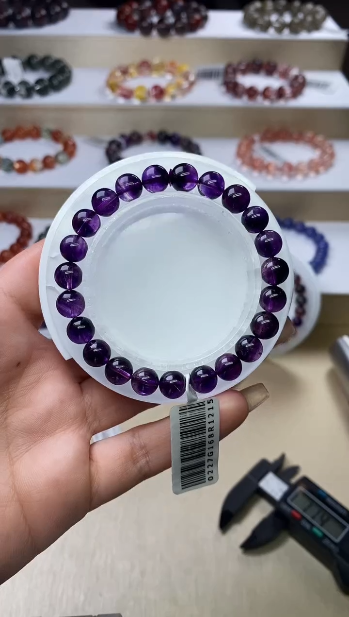【闪购商品】水晶手链未镶嵌紫超七8m+