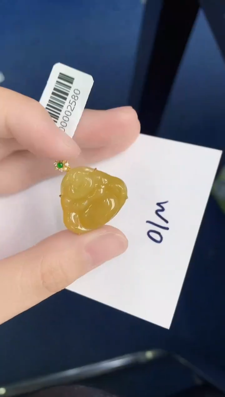 【闪购商品】翡翠颈饰18K金镶嵌000000000