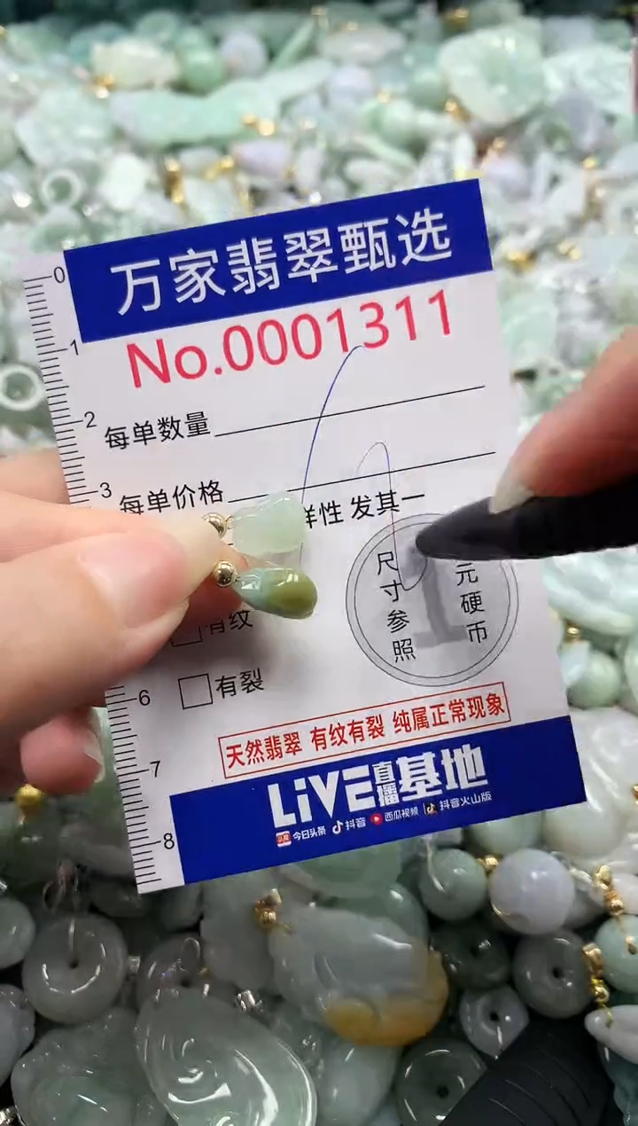 吊坠(不含链)未镶嵌翡翠1311