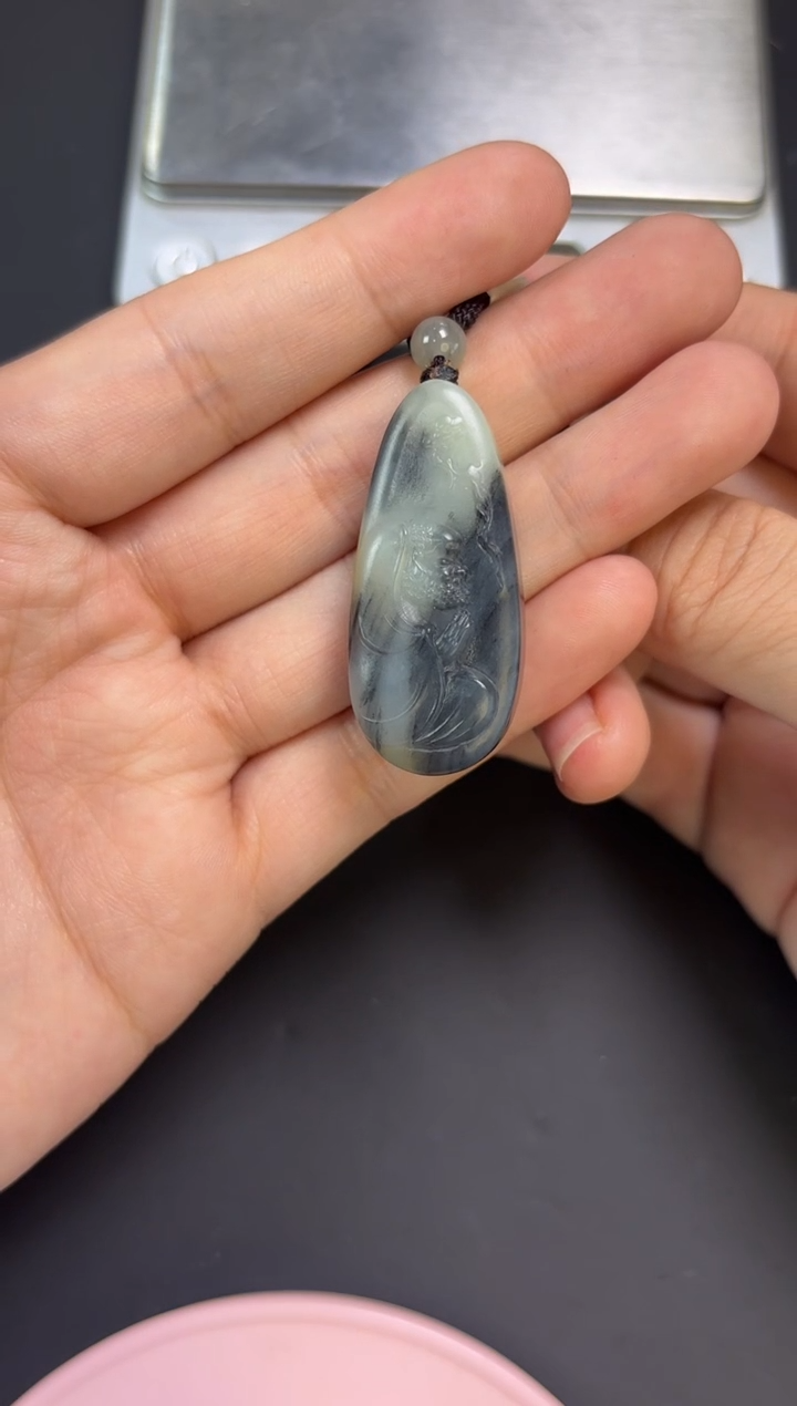 【闪购商品】和田玉吊坠(赠链)未镶嵌若羌微色差吊坠