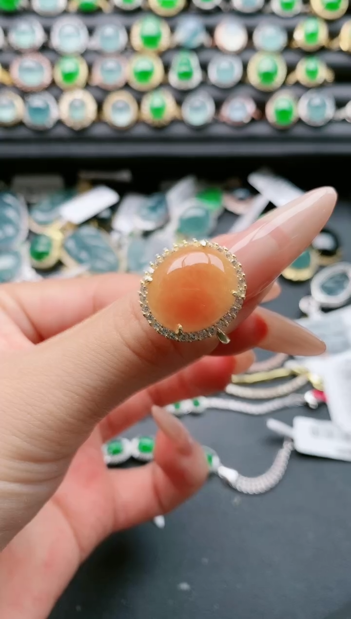 【闪购商品】翡翠戒指银S925镶嵌11111111