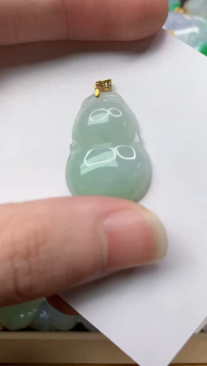 【闪购商品】翡翠颈饰18K金镶嵌6..........