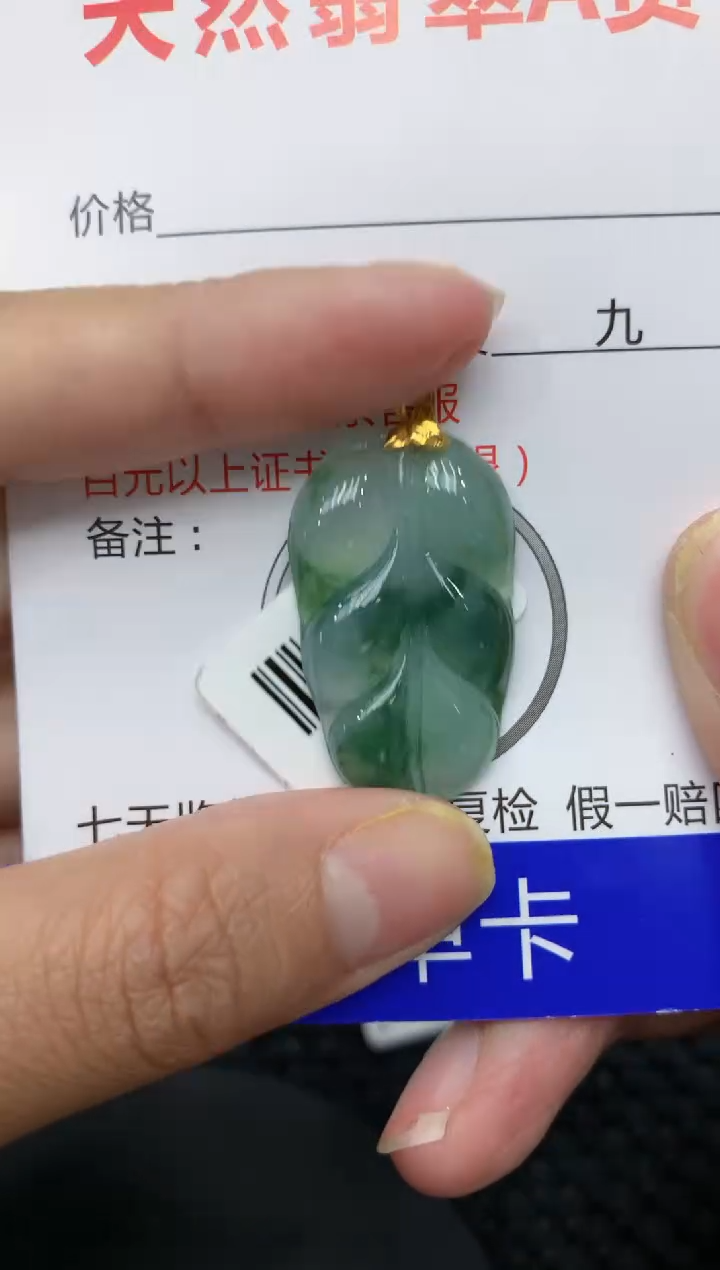 【闪购商品】翡翠颈饰18K金镶嵌111111111111