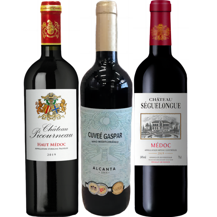 实物教科书，皮埃诺庄园+加斯帕庄园+赛古隆庄园，每位限1单。