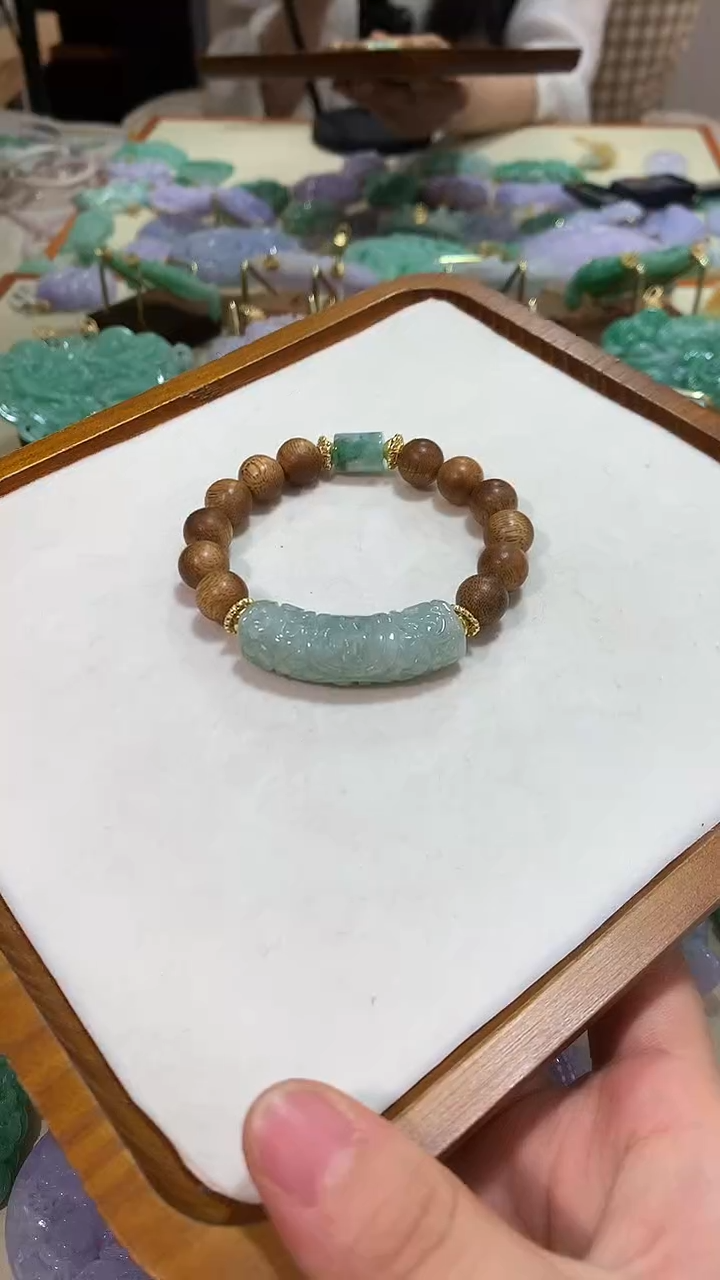 未镶嵌手链翡翠手牌