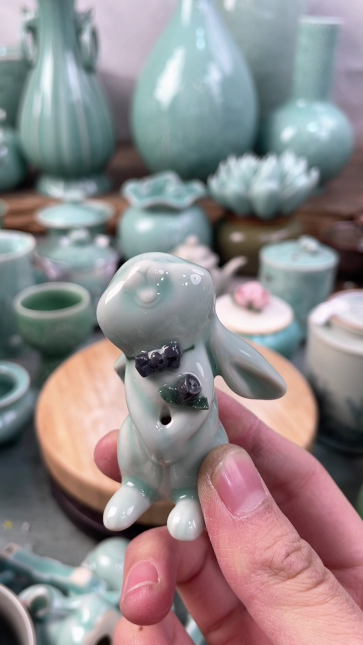 【闪购商品】手工捏花 特价福利 微瑕 慧仙青瓷