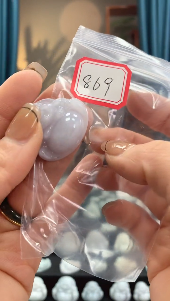 翡翠银S925镶嵌吊坠(赠链)佛公869