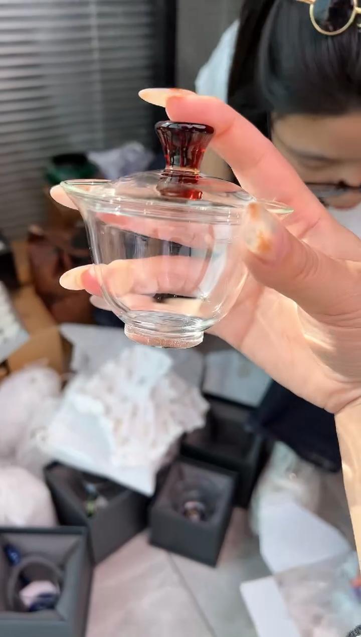禾墨 二才盖碗琥珀色          