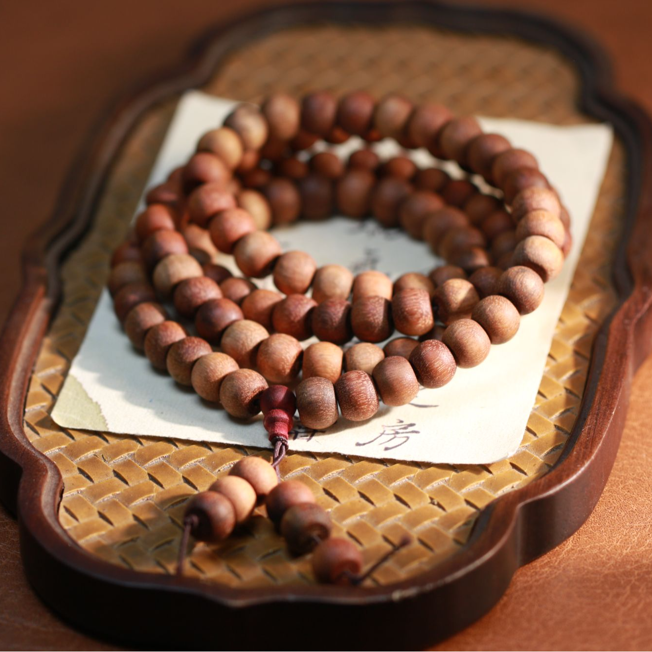 【曹总文玩】10mm文玩沉香木串手链CX713