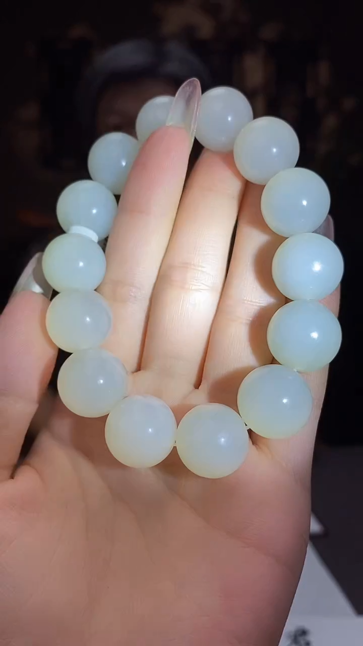 和田玉未镶嵌颈饰C907