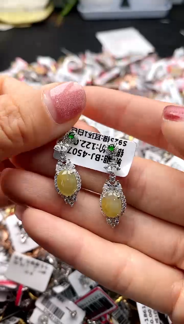 【闪购商品】翡翠戒指银S925镶嵌11111111     5