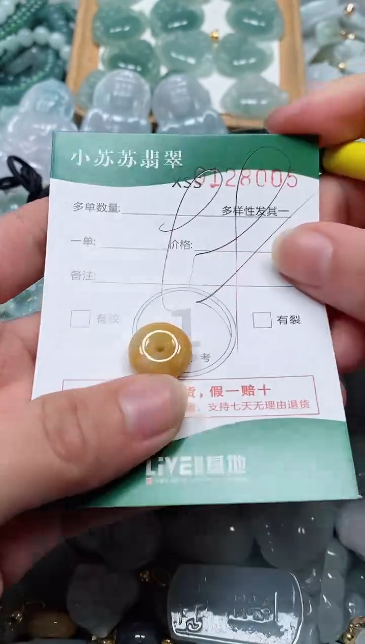 【闪购商品】翡翠颈饰未镶嵌闪购商品0128005
