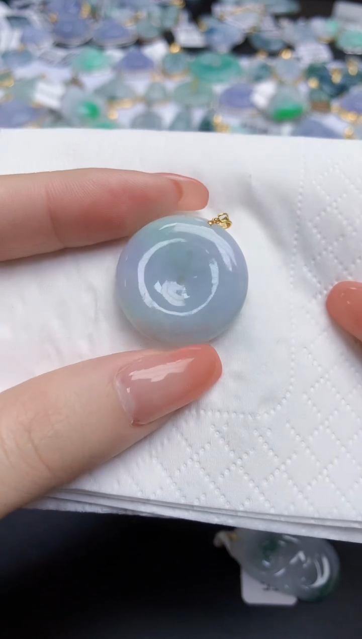 【闪购商品】翡翠颈饰未镶嵌天然缅甸翡翠A货