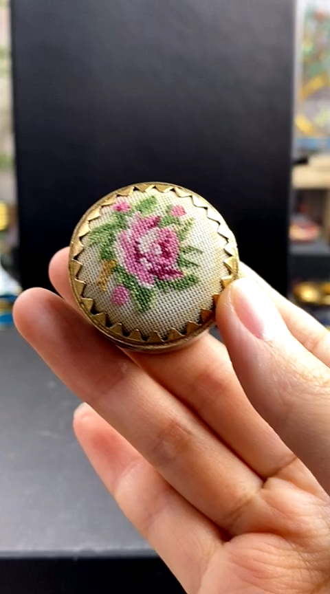 【闪购商品】非遗技艺 纳纱粉盒圆（老）