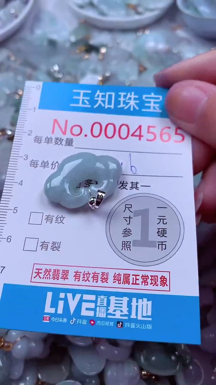 吊坠(不含链)未镶嵌翡翠4565