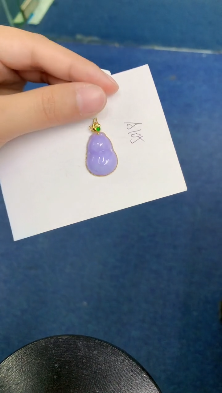 【闪购商品】翡翠颈饰18K金镶嵌000000000