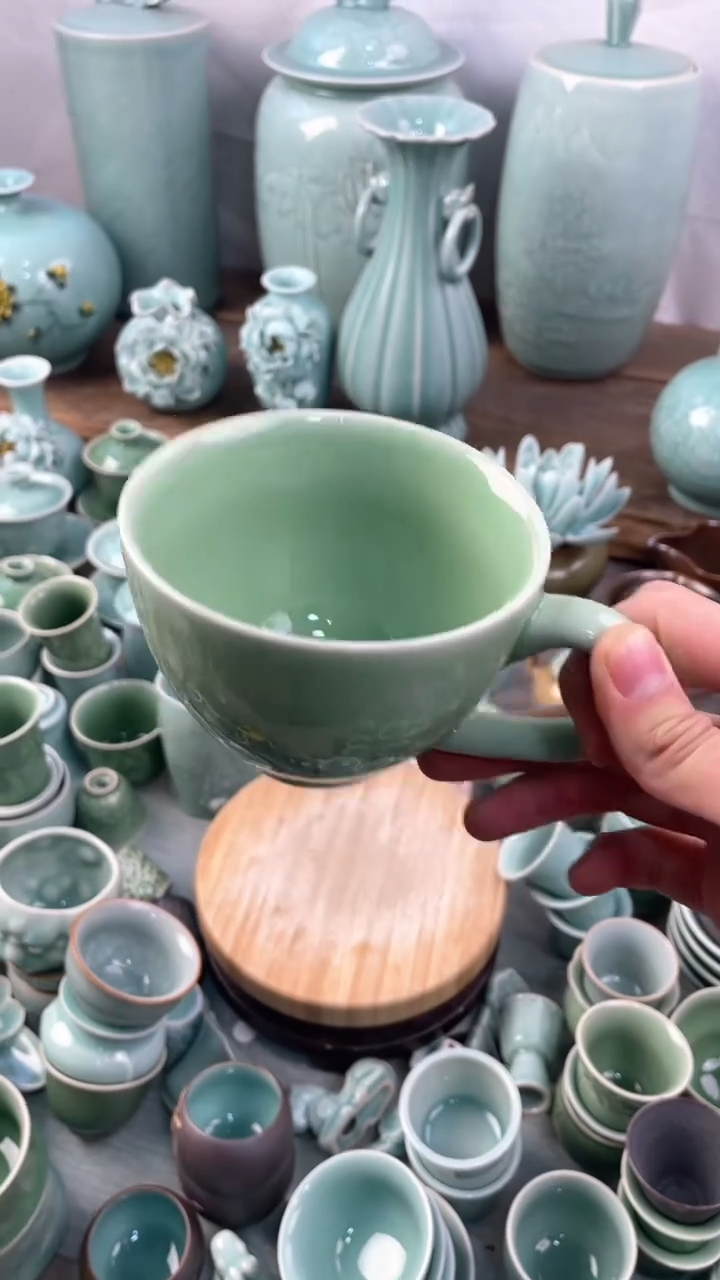 【闪购商品】特价 微瑕 慧仙青瓷