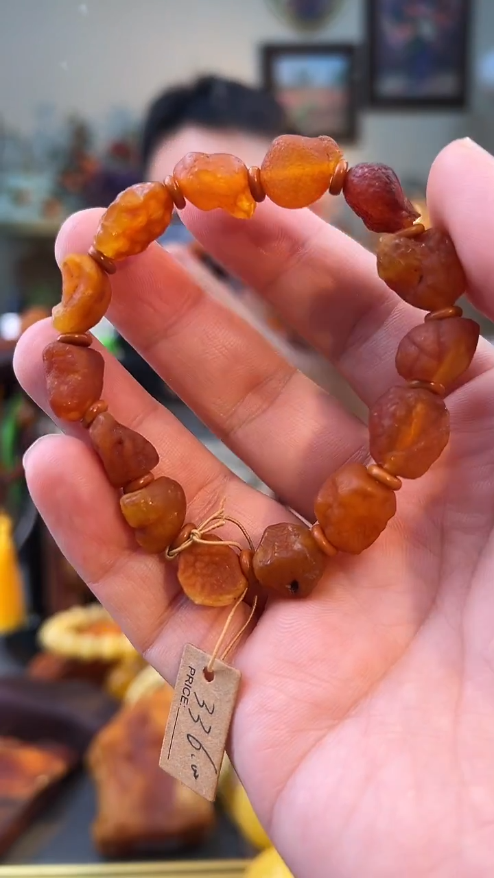 手串琥珀未镶嵌手串