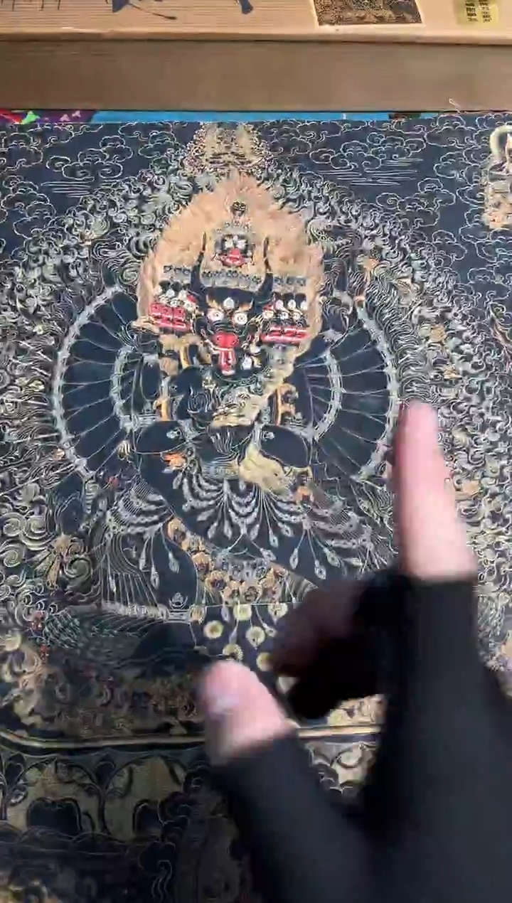 卷轴画 路路的唐卡tk160