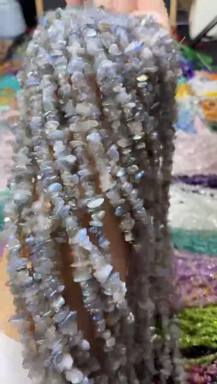 水晶珠宝半成品未镶嵌灰月光