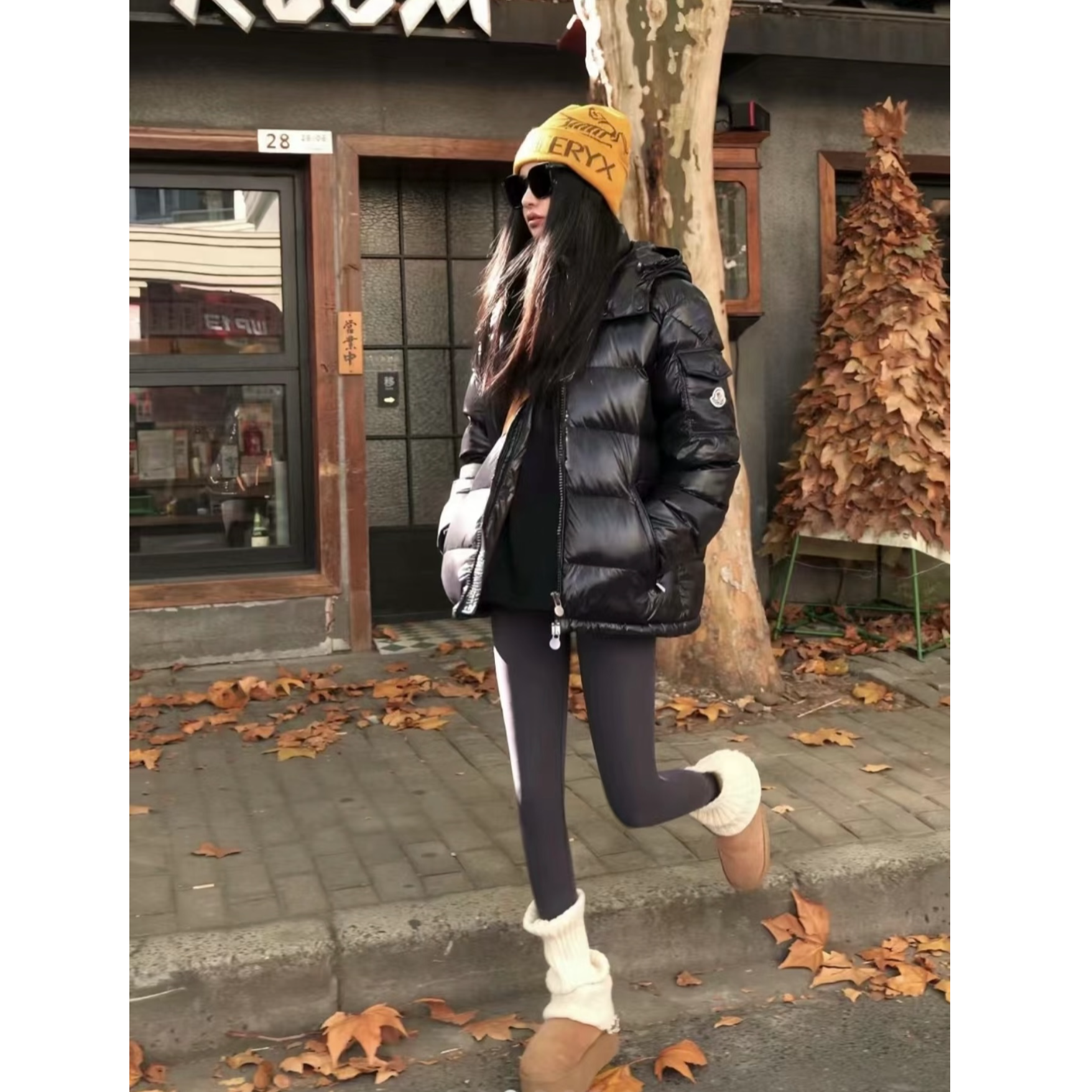 未使用 MONCLER 现货 蒙口 MAIRE 时尚百搭女士短款羽绒服 MF0068