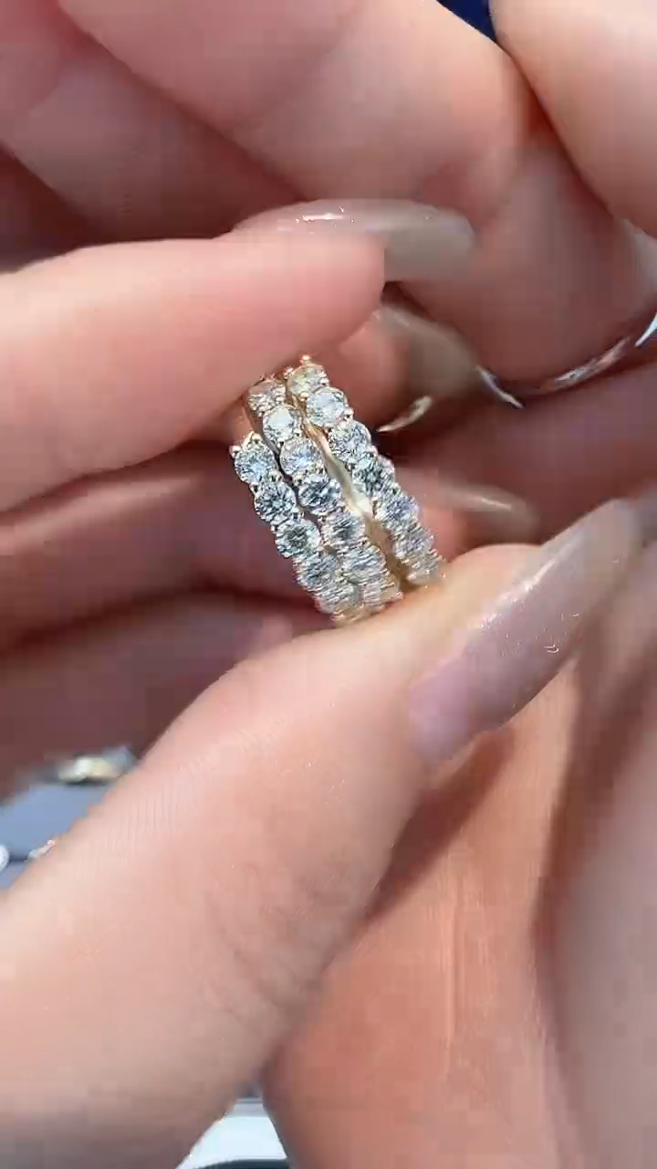 【闪购商品】钻石戒指/指环18K金镶嵌多样性发一