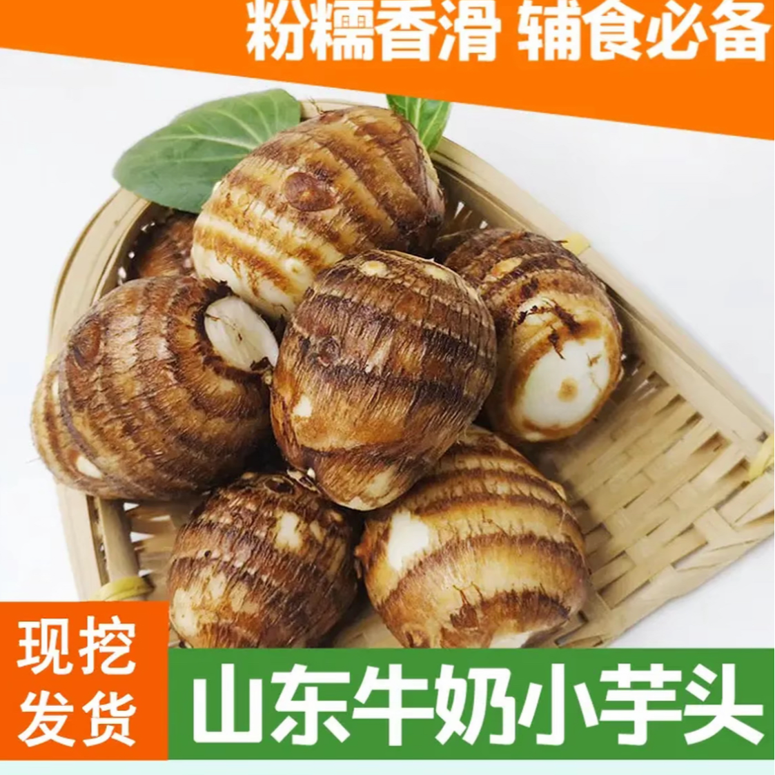 新鲜应季香甜软糯牛奶芋头产地直发自种包邮