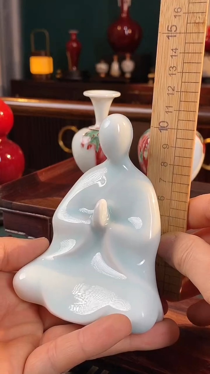 【闪购商品】摆件手工陶瓷无相佛瓷