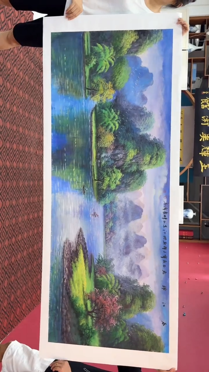 国画国画绘画山水花鸟