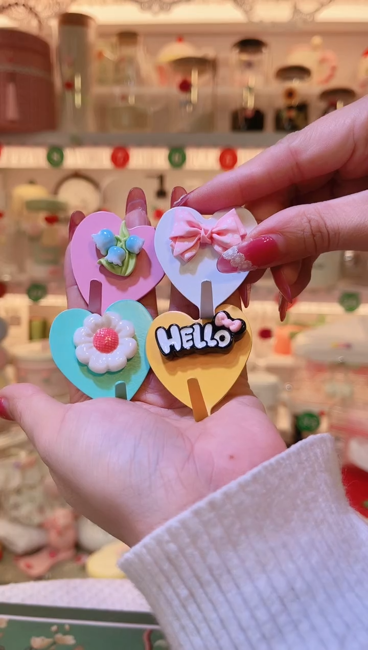 爱心挂钩4个——手工制作品质好！