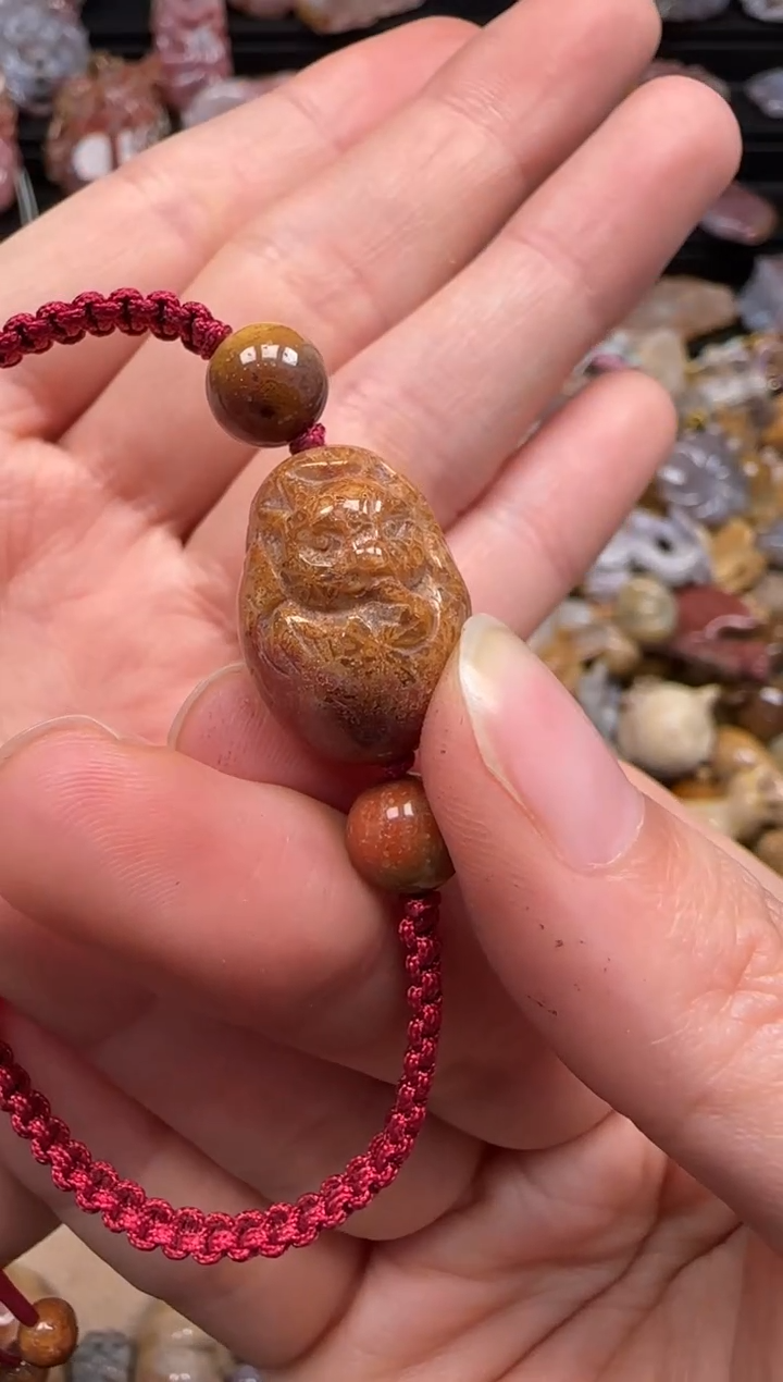 【闪购商品】硅化珊瑚（珊瑚玉）颈饰未镶嵌244