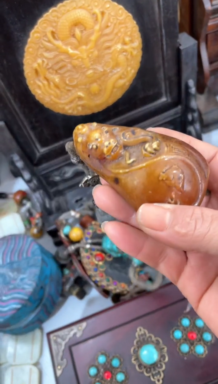 【闪购商品】摆件宫廷影视老旧工艺摆件