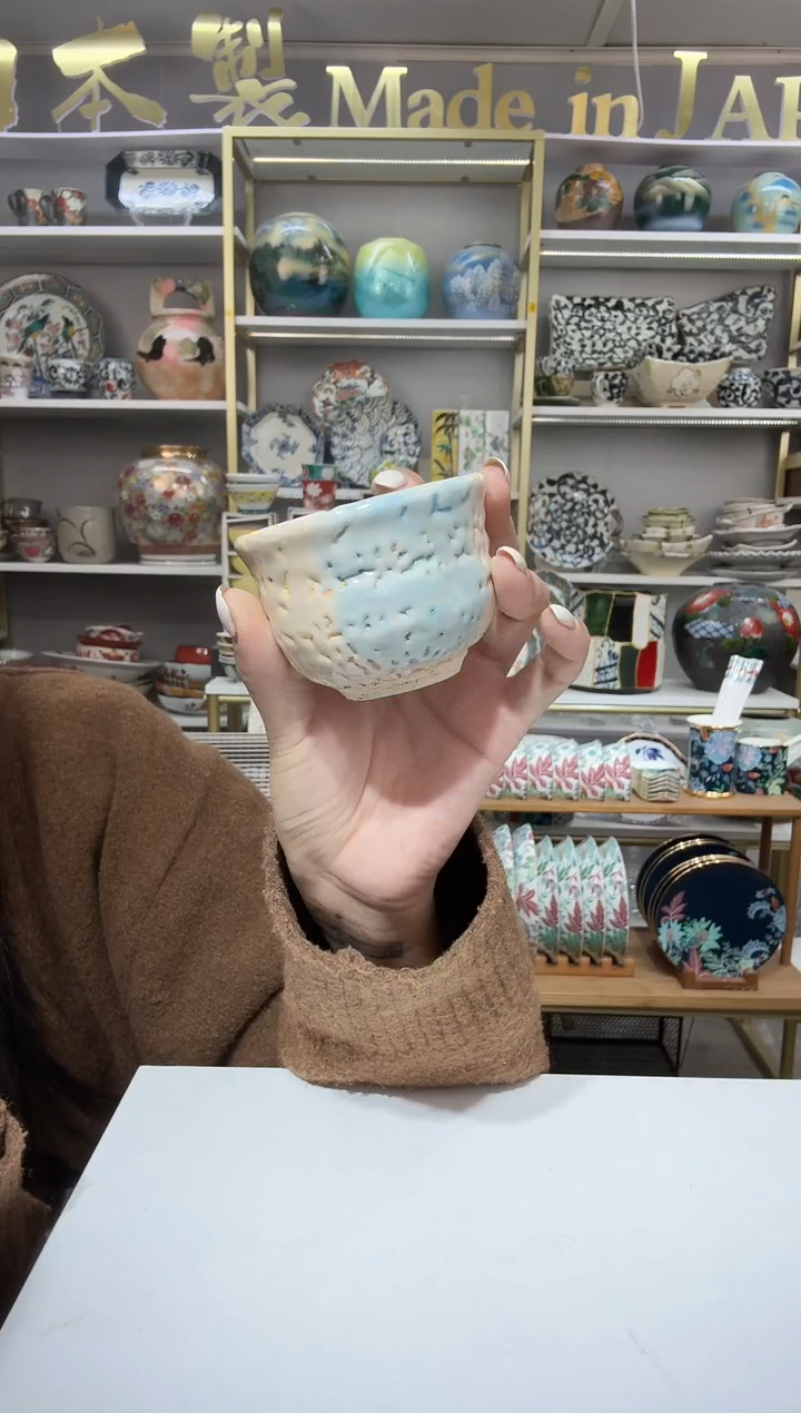 陶瓷萩烧茶杯一只装900