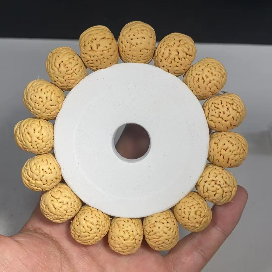 1.9（玻璃球）桃核手串