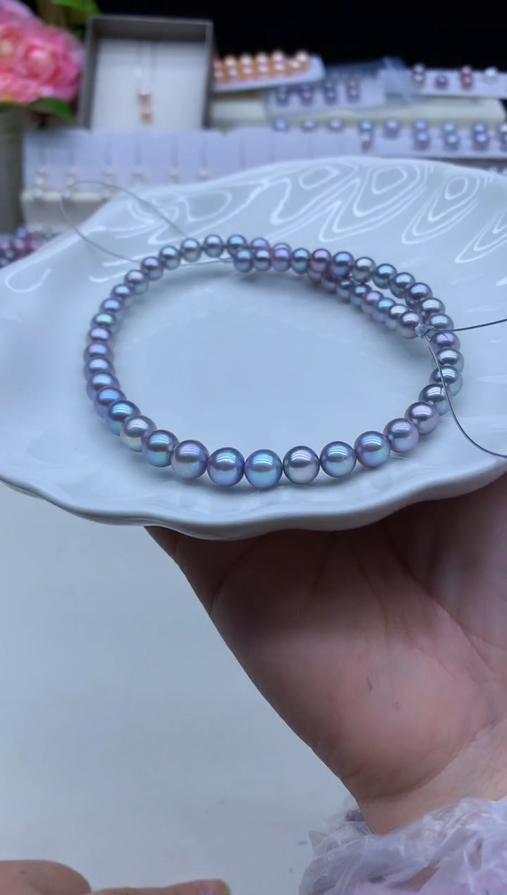 【闪购商品】淡水珍珠颈饰未镶嵌淡水珍珠项链