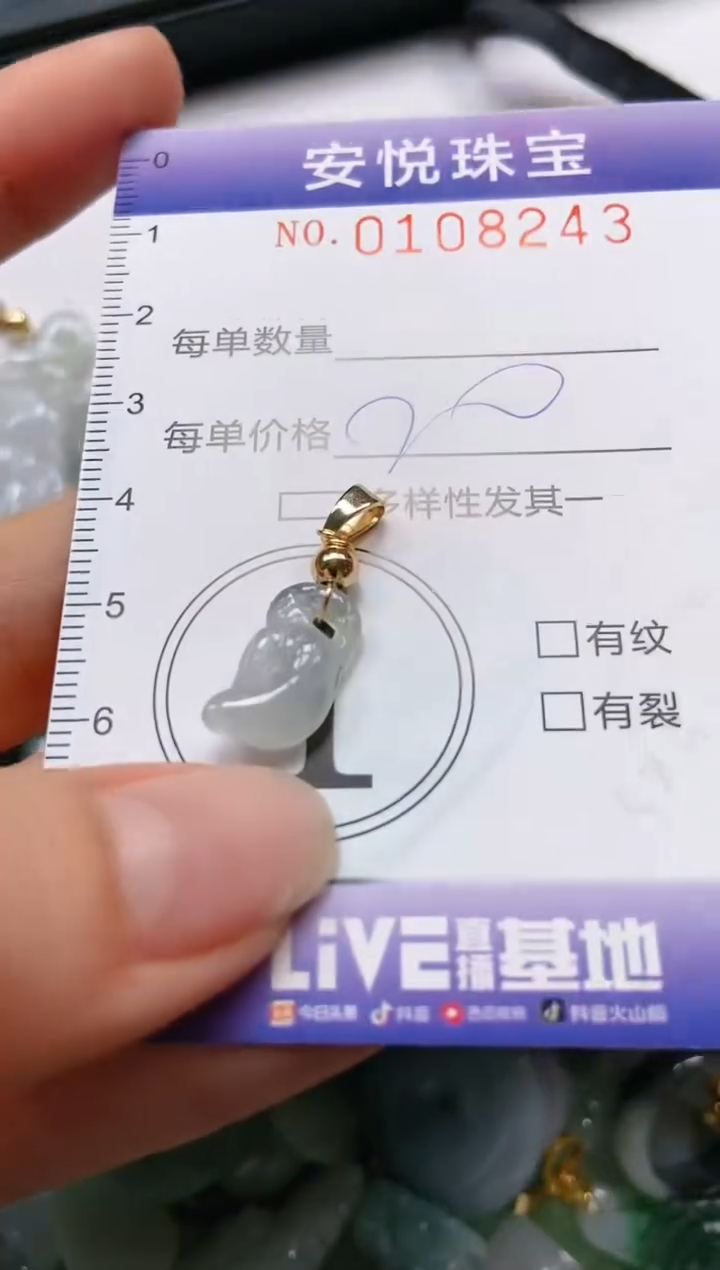 【闪购商品】翡翠颈饰未镶嵌闪购0108243