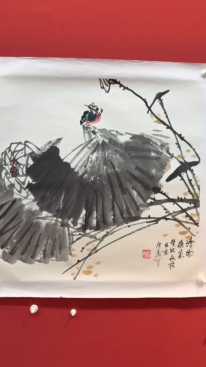 国画徐庐陵-国画花鸟4平尺