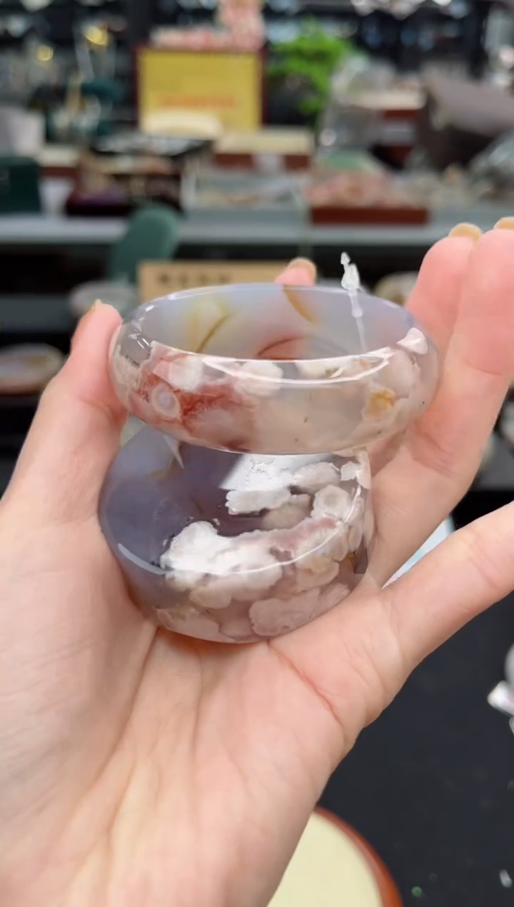 【闪购商品】石英质玉手镯未镶嵌52圈口（赠品镯心）6570007