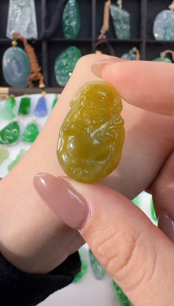 颈饰未镶嵌翡翠缅甸A货翡翠