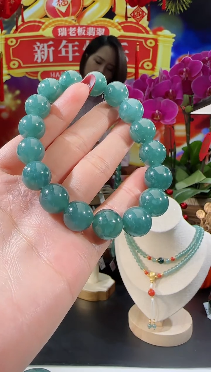 【闪购商品】翡翠手串未镶嵌手串多样性发一