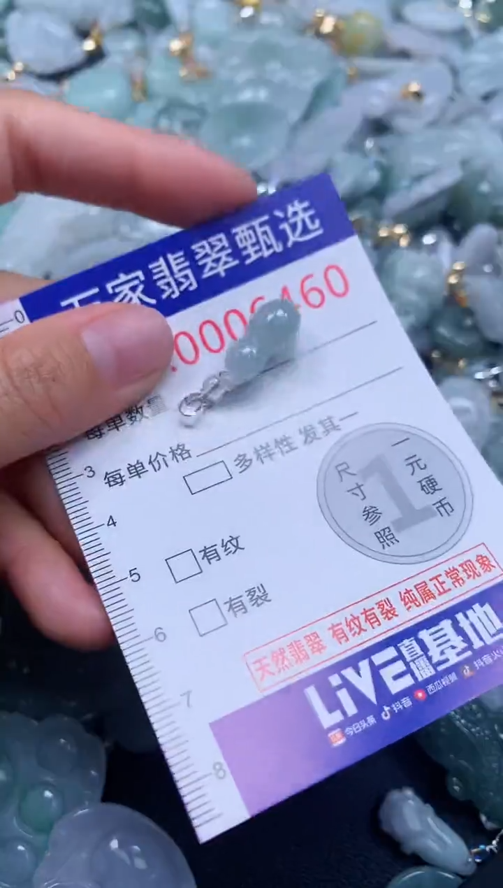 吊坠(不含链)未镶嵌翡翠6460