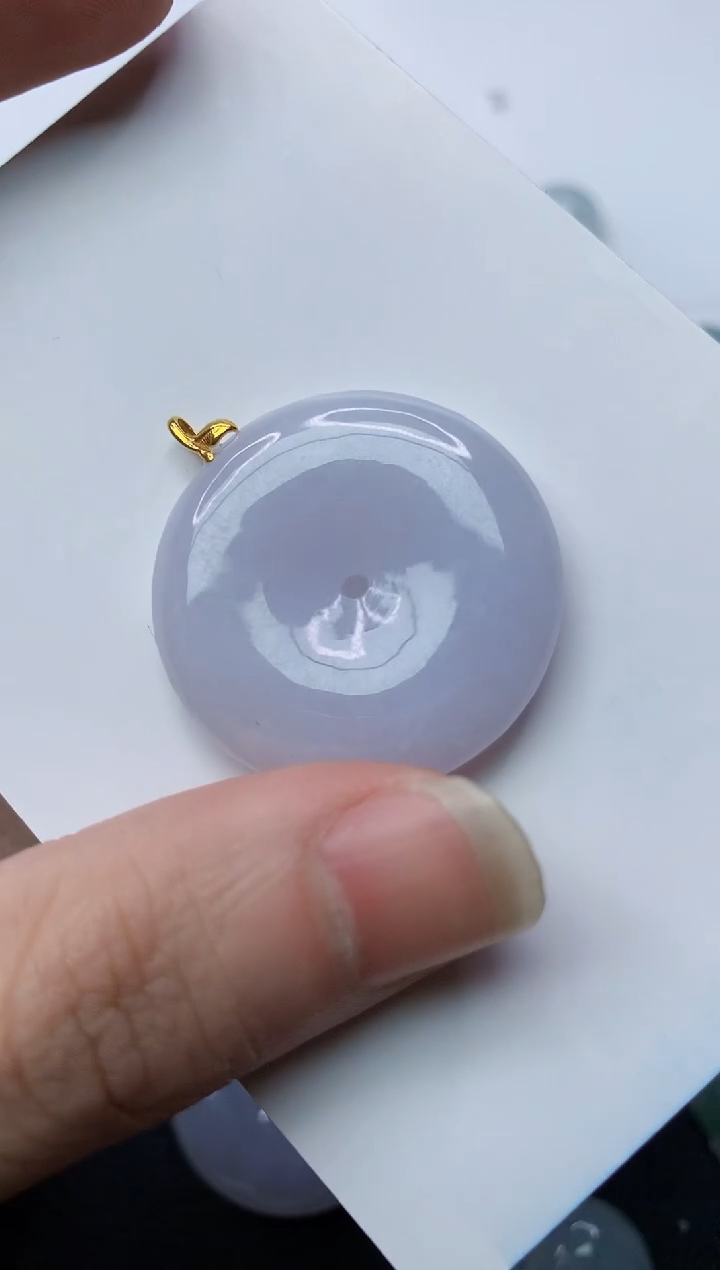 【闪购商品】翡翠颈饰18K金镶嵌7.........