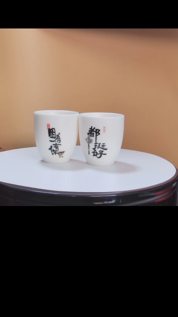 【闪购商品】因为有你都挺好对杯