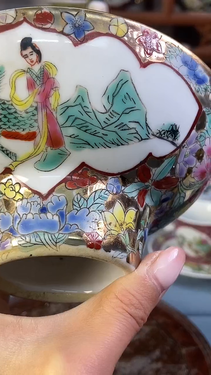 瓷片微瑕慎拍景德镇窑老厂瓷器单件