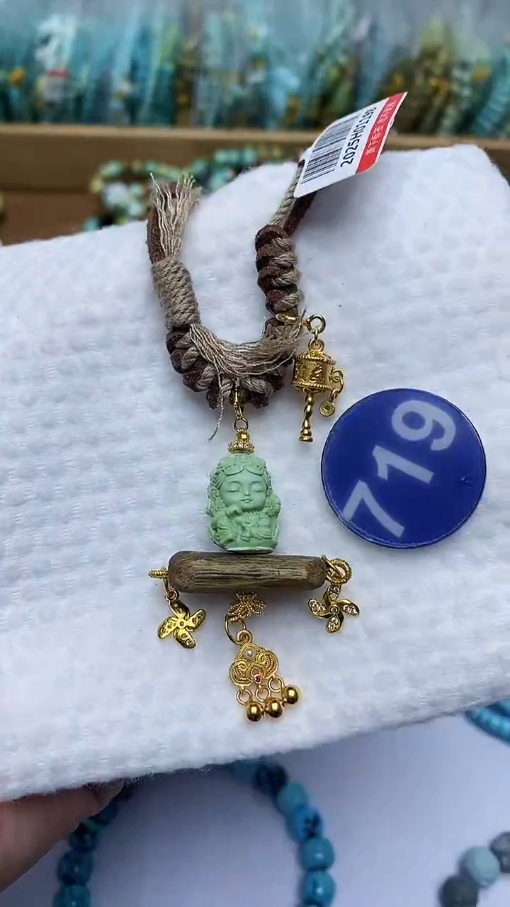 【闪购商品】绿松石项链银S925镶嵌719